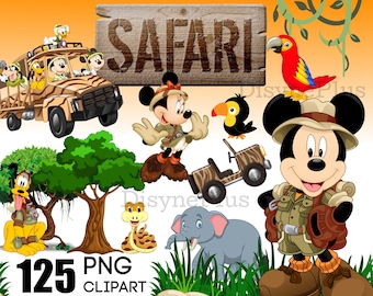 Detail Clipart Mickey Mouse Safari Nomer 40