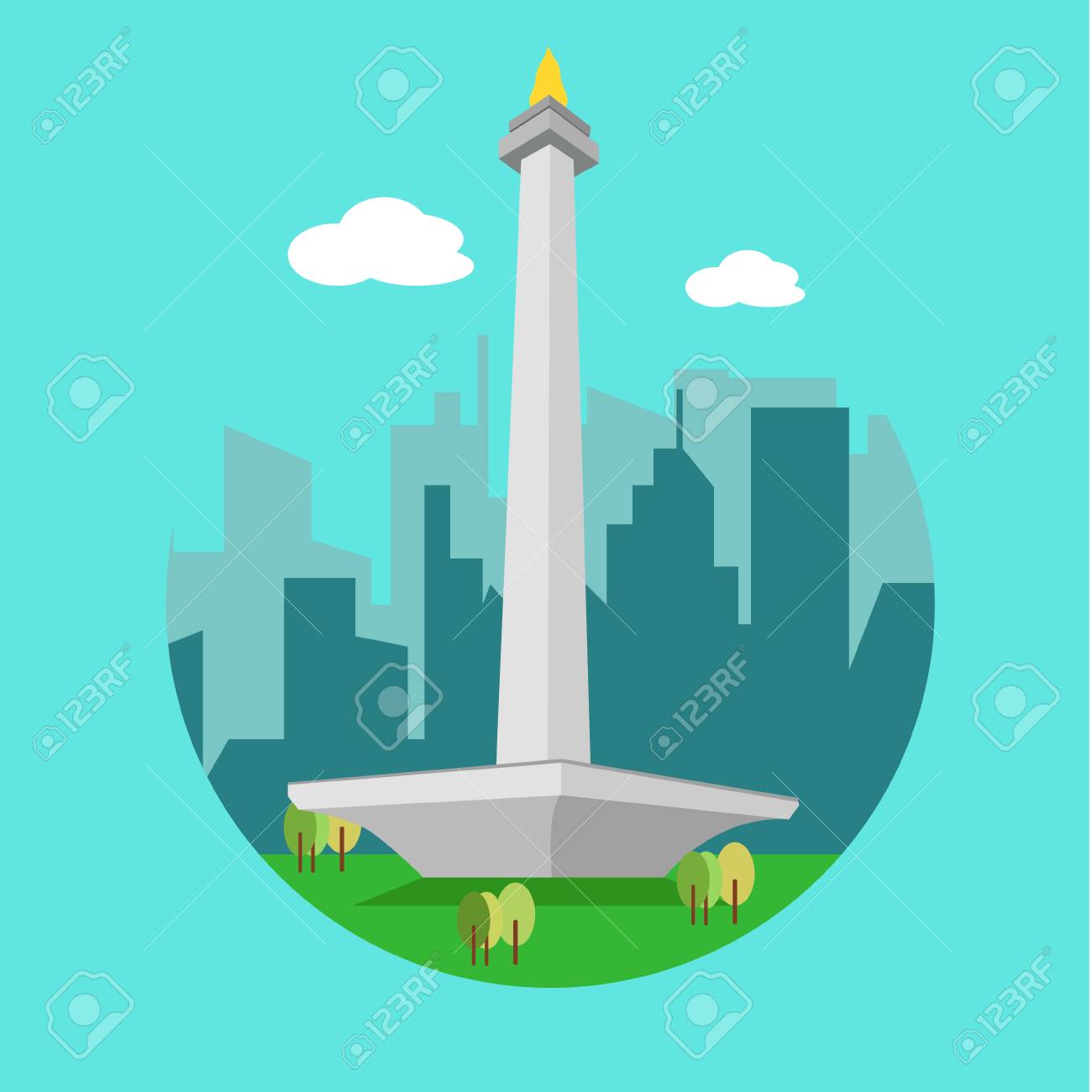 Detail Clipart Monas Nomer 7