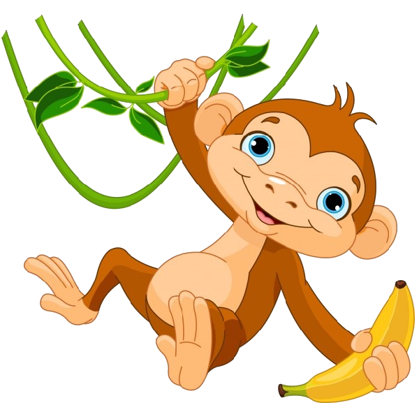 Detail Clipart Monkey Nomer 16