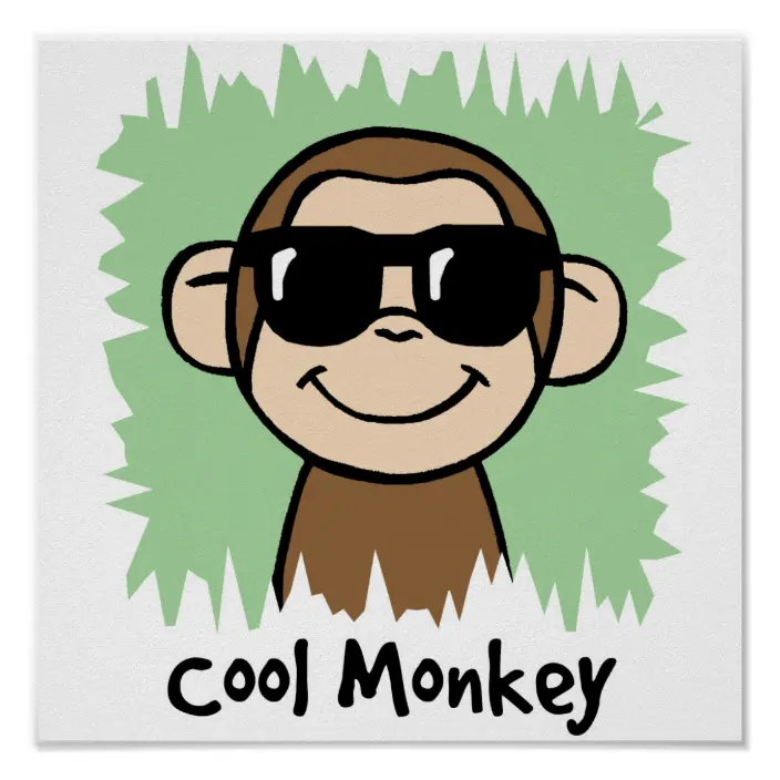 Detail Clipart Monkey Nomer 43