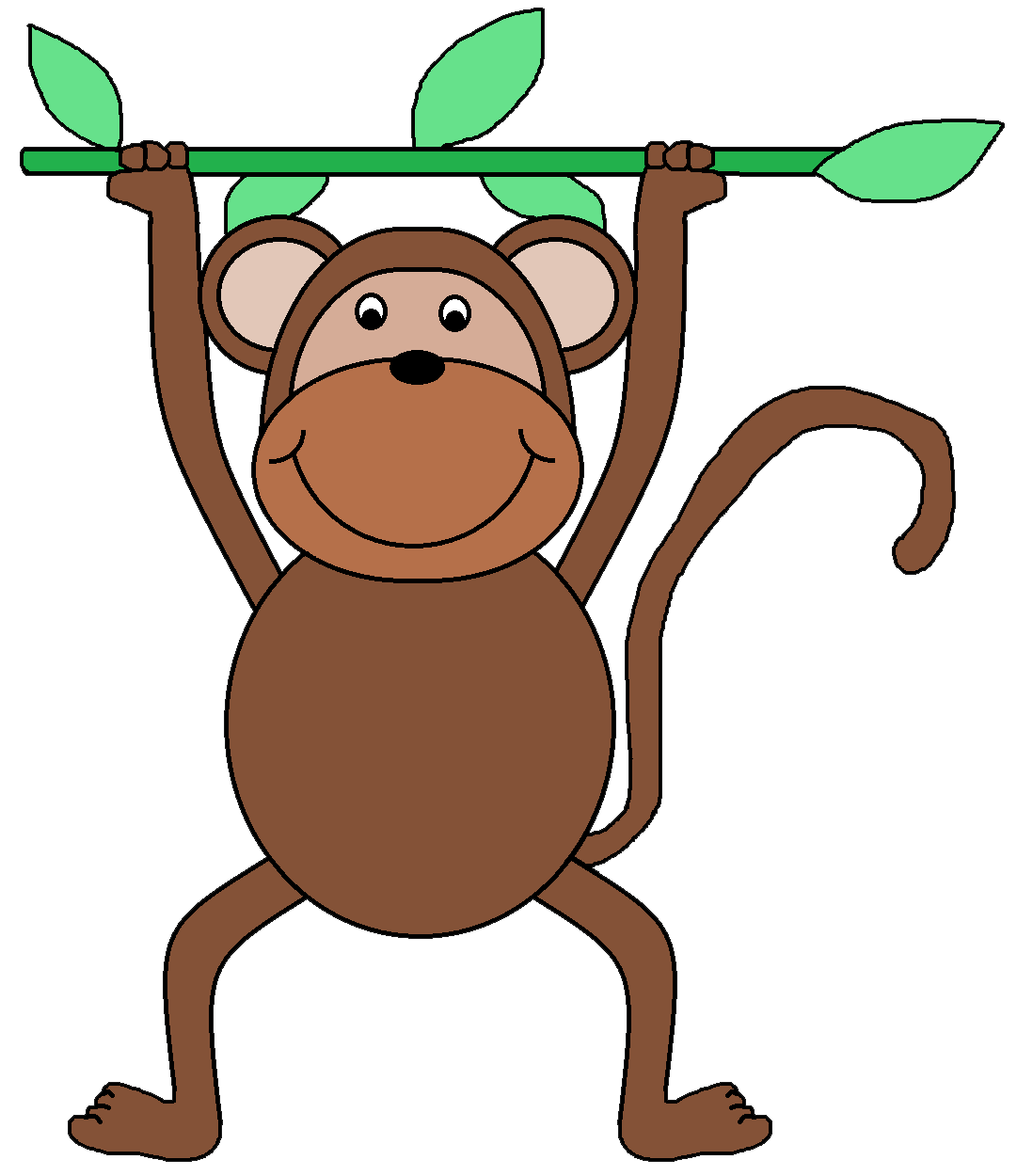Detail Clipart Monkey Nomer 50