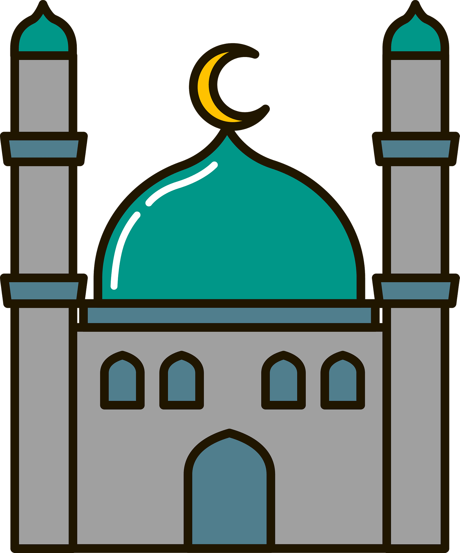 Clipart Mosque - KibrisPDR