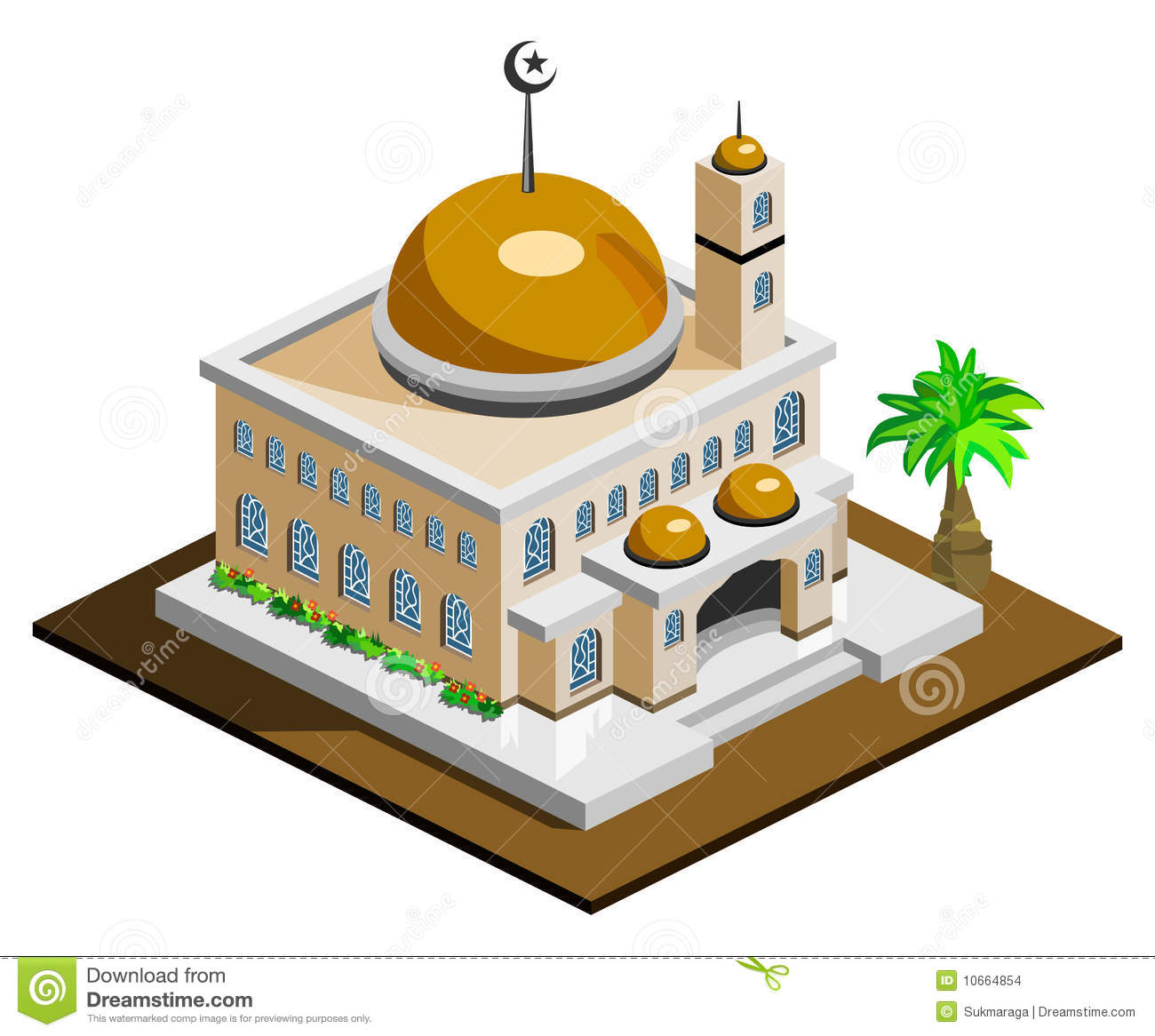 Detail Clipart Mosque Nomer 37