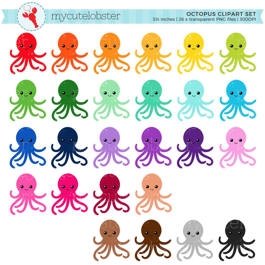 Detail Clipart Octopus Nomer 19