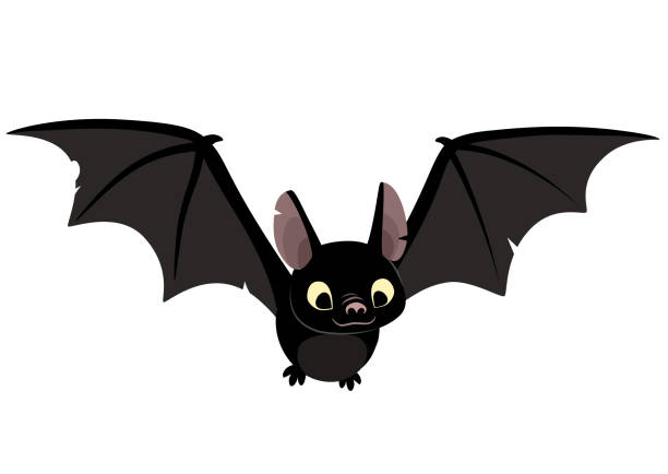 Clipart Of A Bat - KibrisPDR