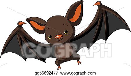 Detail Clipart Of A Bat Nomer 15