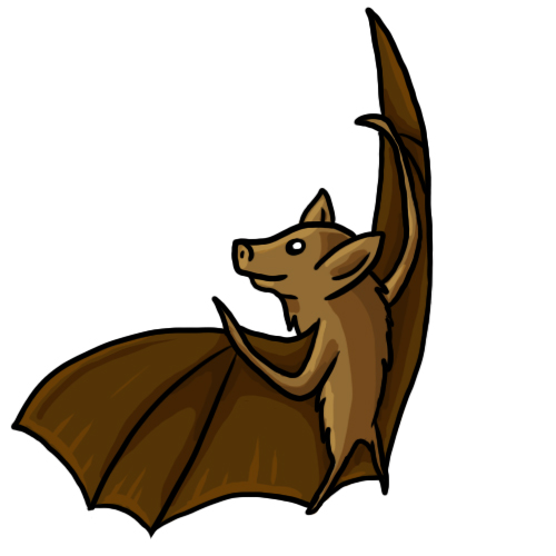 Detail Clipart Of A Bat Nomer 51