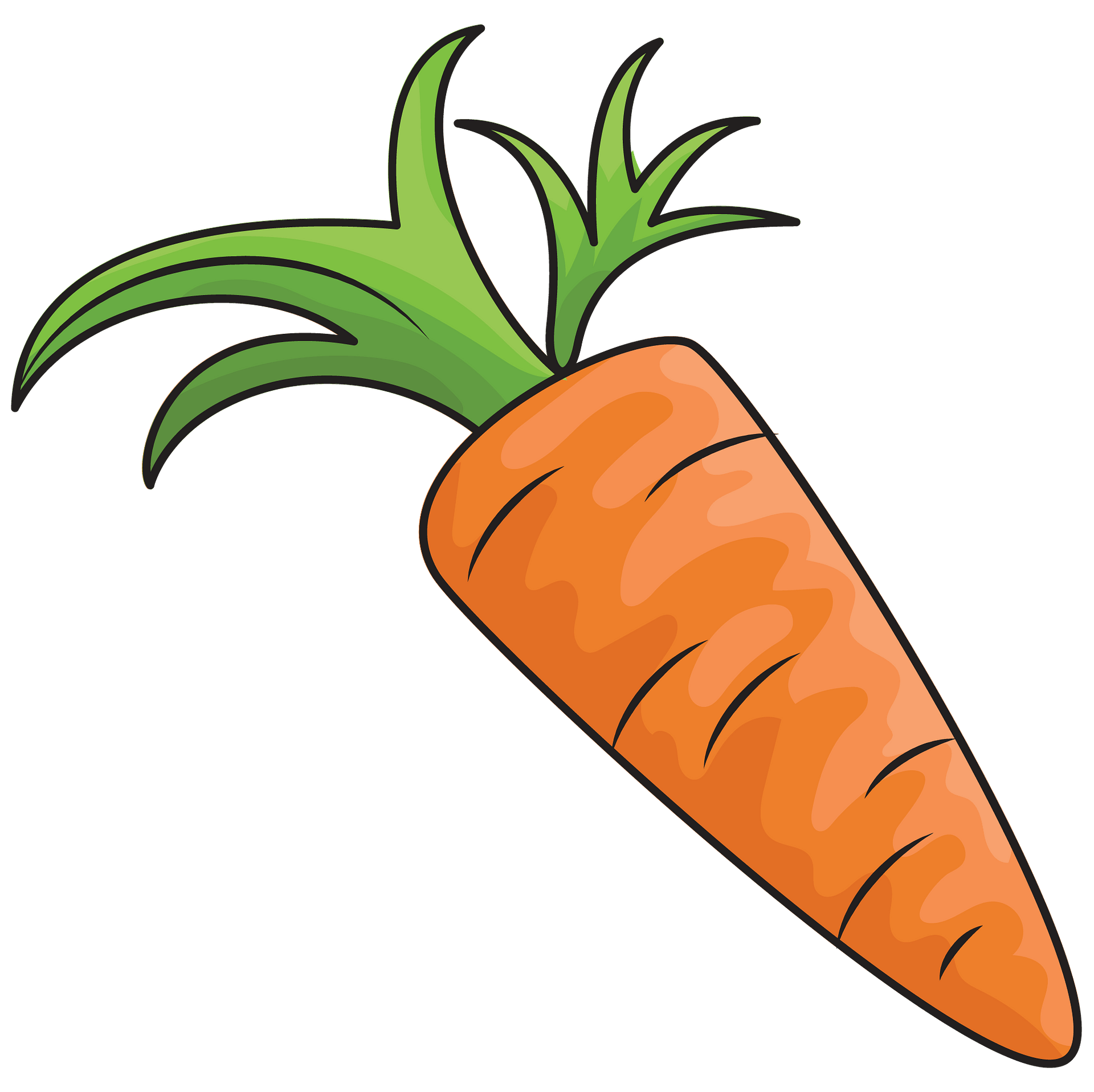 Detail Clipart Of A Carrot Nomer 11