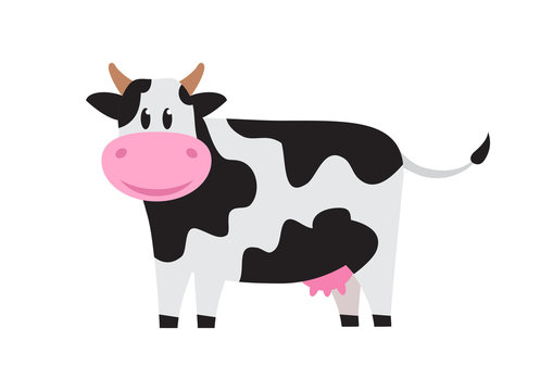 Clipart Of A Cow - KibrisPDR