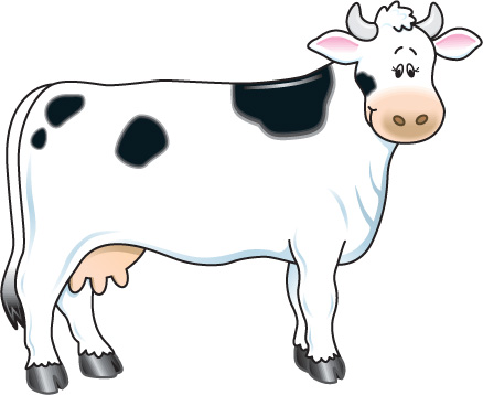 Detail Clipart Of A Cow Nomer 11