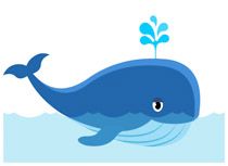 Detail Clipart Of A Whale Nomer 16