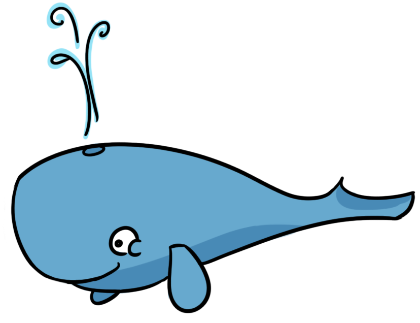 Detail Clipart Of A Whale Nomer 19