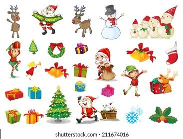 Detail Clipart Of Christmas Nomer 29