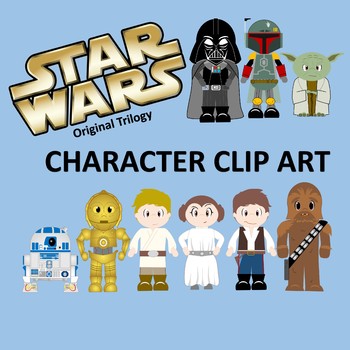 Detail Clipart Of Star Wars Characters Nomer 27