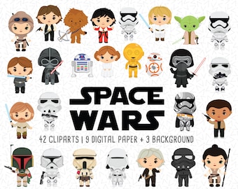 Detail Clipart Of Star Wars Characters Nomer 6