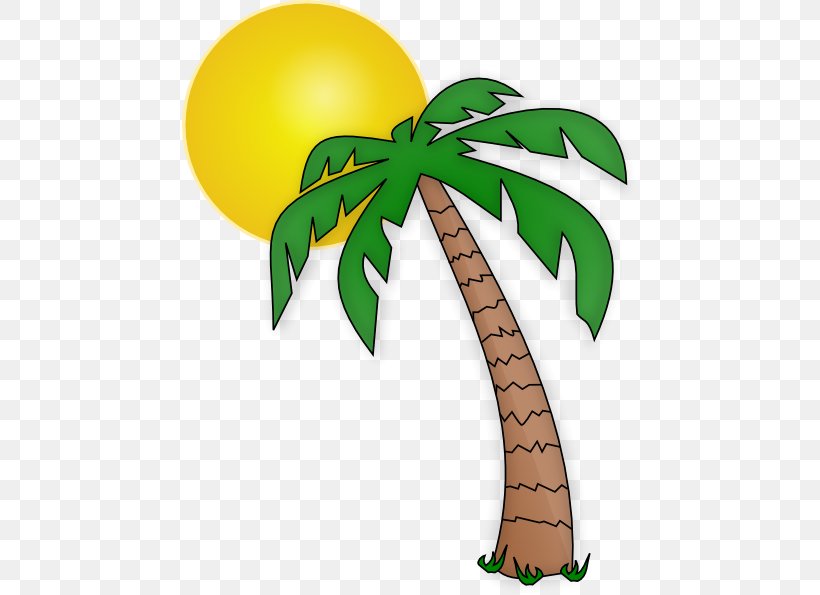 Detail Clipart Palm Trees Beach Nomer 16