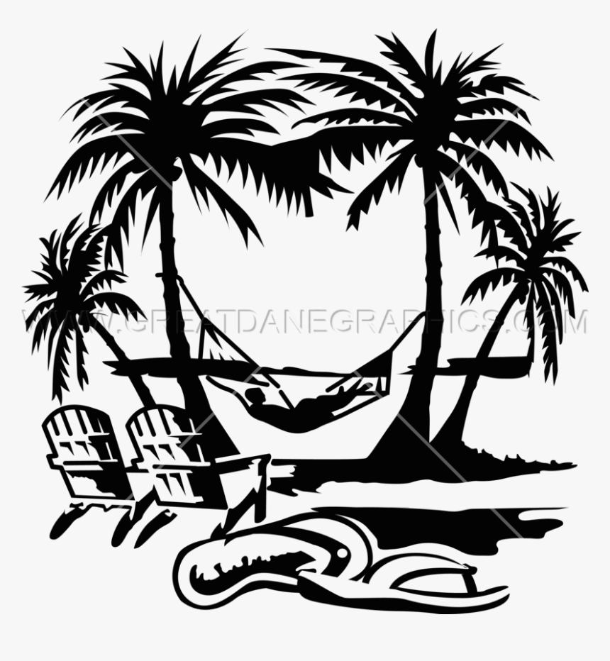 Detail Clipart Palm Trees Beach Nomer 47