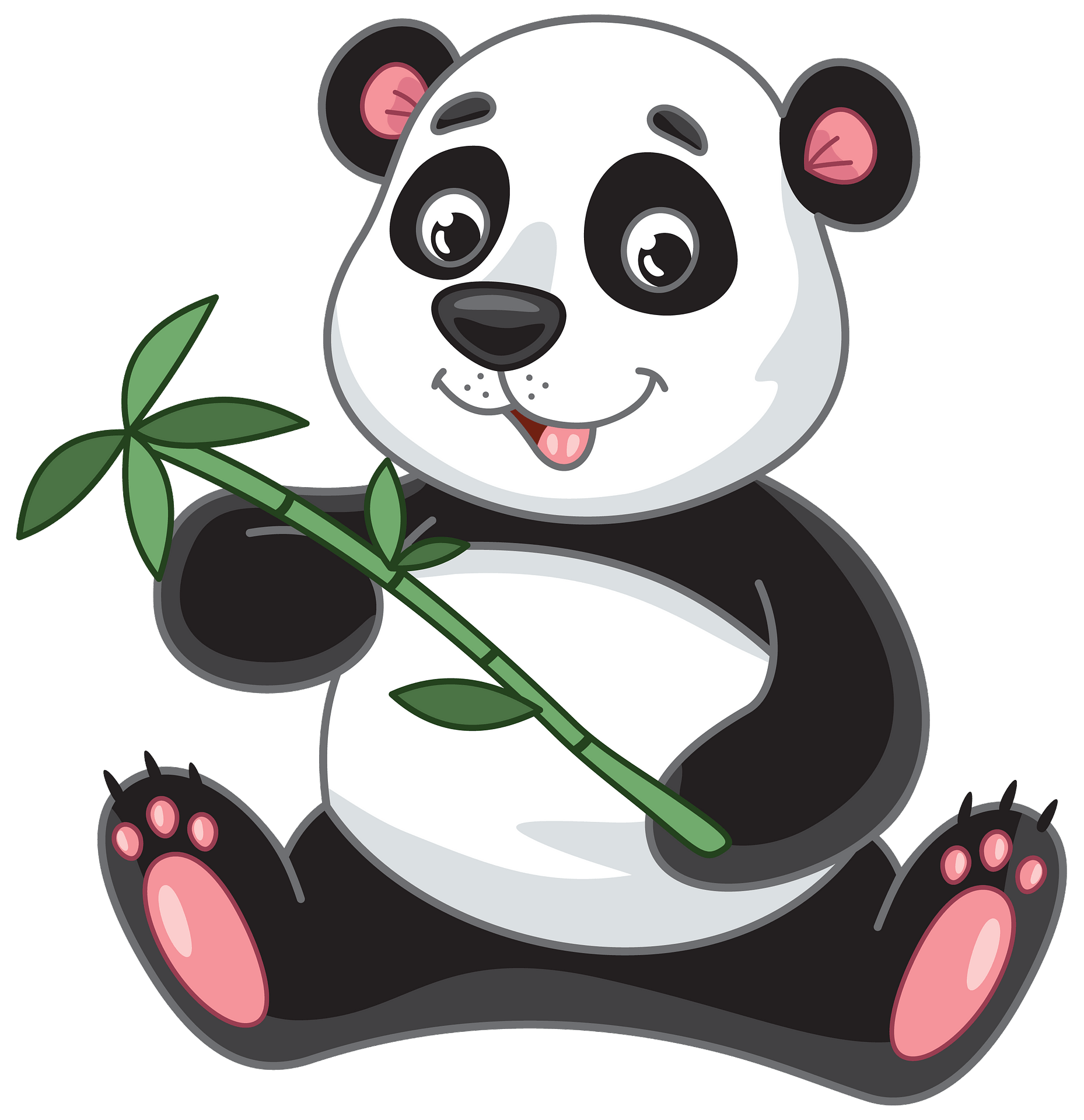 Detail Clipart Panda Nomer 14