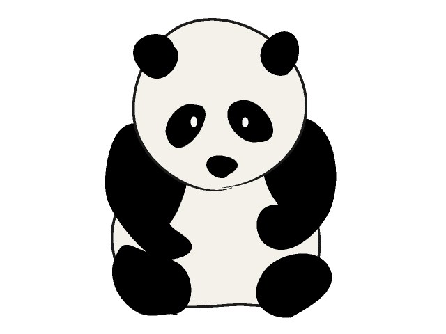 Detail Clipart Panda Nomer 16