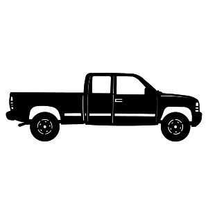 Detail Clipart Pickup Truck Nomer 11