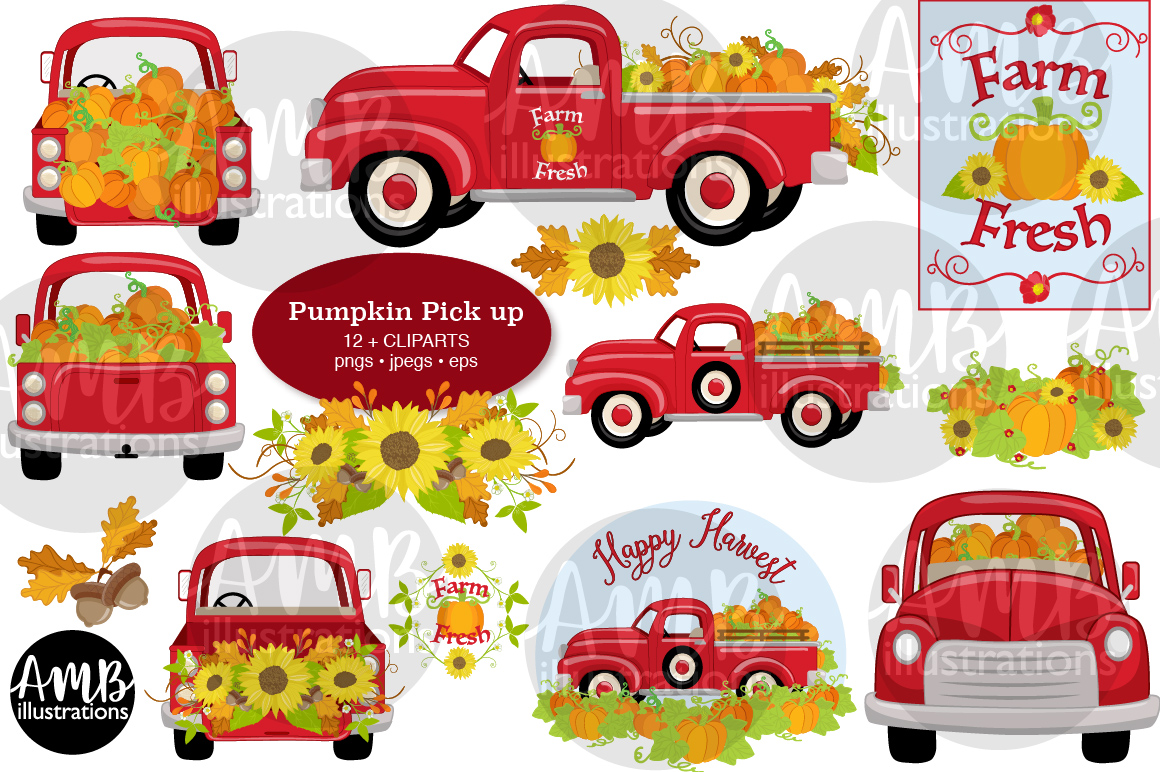 Detail Clipart Pickup Truck Nomer 25