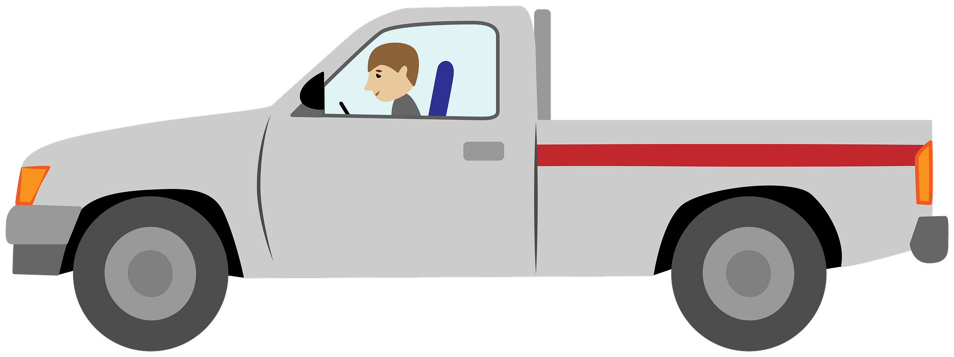 Detail Clipart Pickup Truck Nomer 36