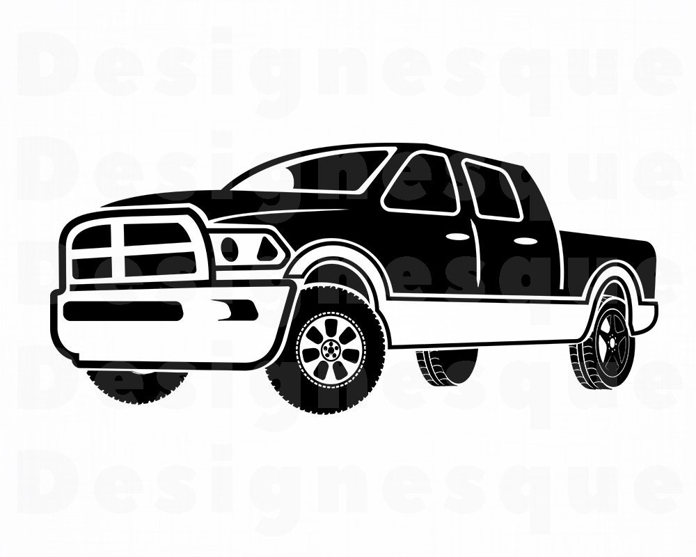 Detail Clipart Pickup Truck Nomer 41