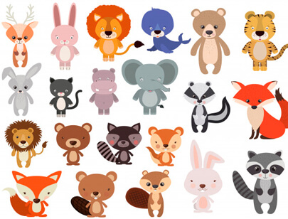 Detail Clipart Pictures Of Animals Nomer 26