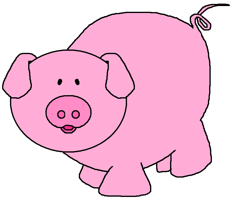 Detail Clipart Piggy Nomer 43