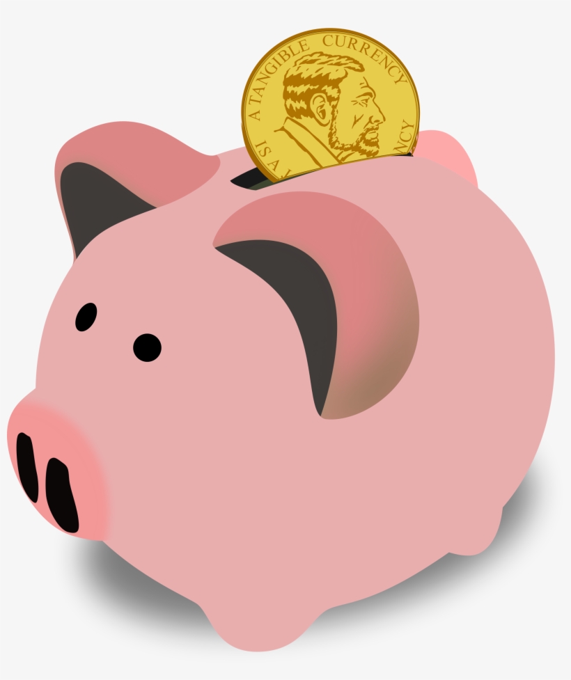 Detail Clipart Piggy Bank Nomer 16