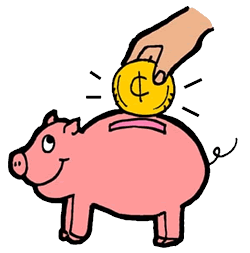 Detail Clipart Piggy Bank Nomer 23