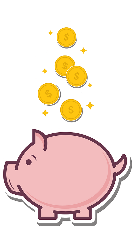 Detail Clipart Piggy Bank Nomer 32