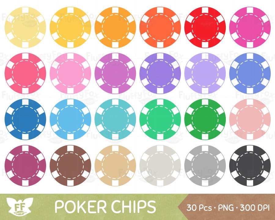 Detail Clipart Poker Chips Nomer 26