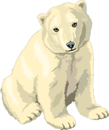 Detail Clipart Polar Bear Nomer 3