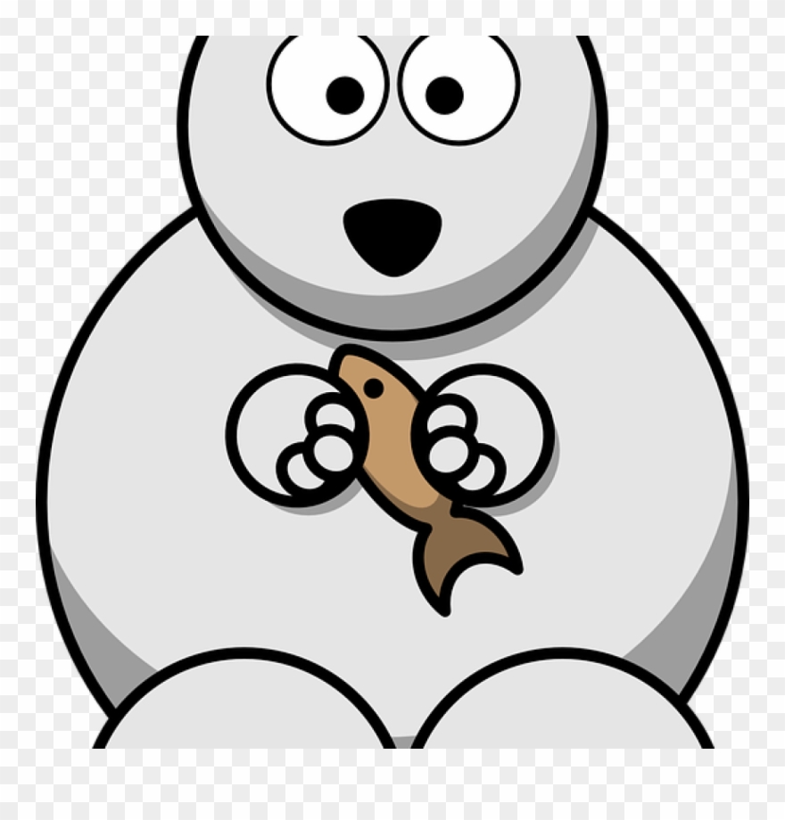 Detail Clipart Polar Bear Nomer 53