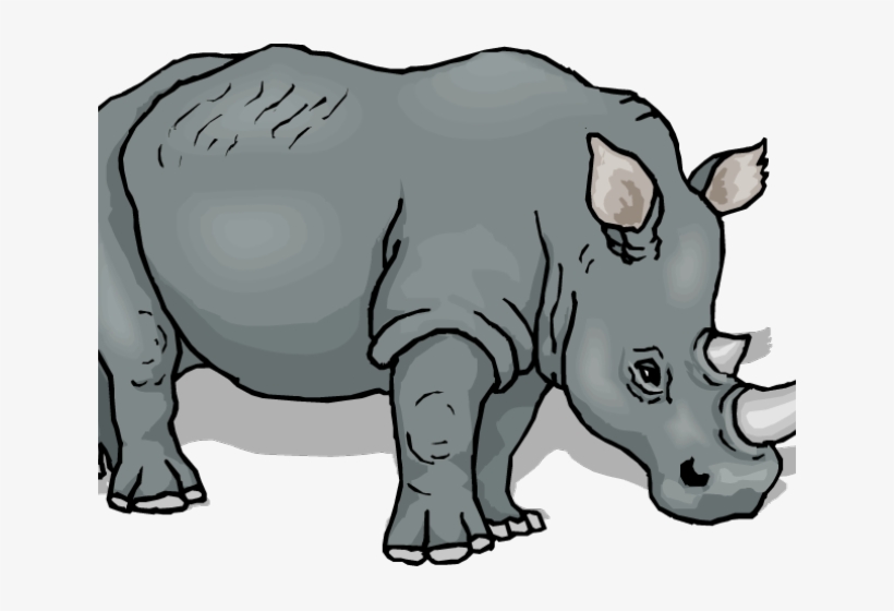 Detail Clipart Rhino Nomer 3