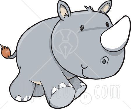 Detail Clipart Rhino Nomer 37