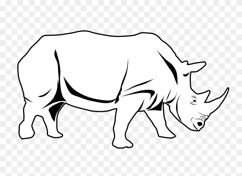 Detail Clipart Rhino Nomer 40