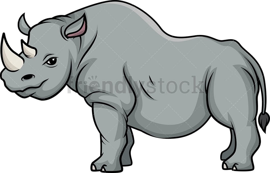 Detail Clipart Rhino Nomer 43