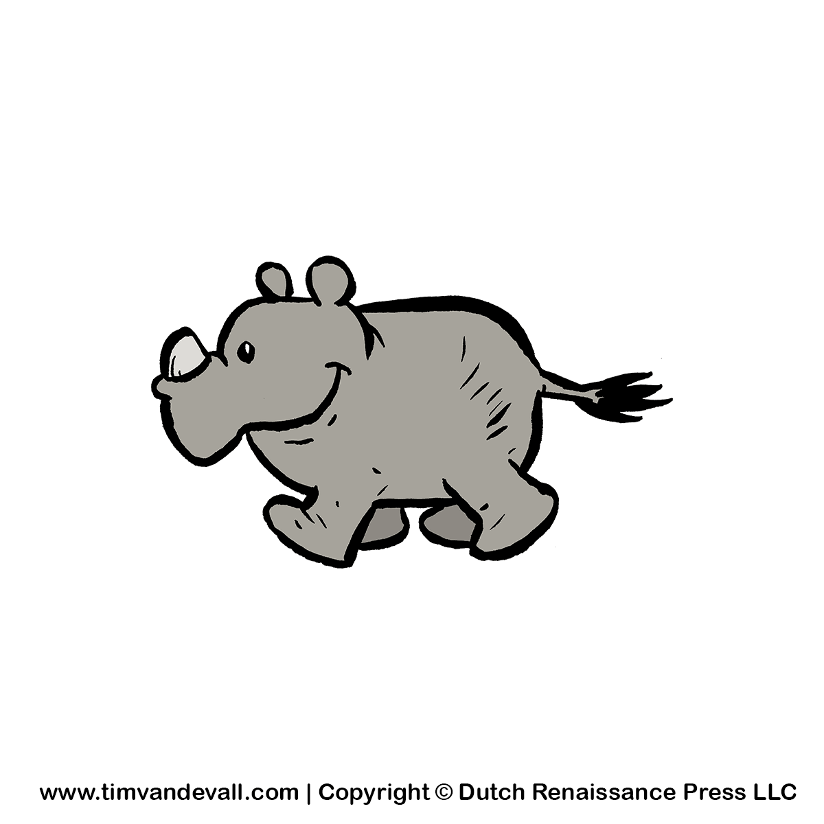 Detail Clipart Rhino Nomer 47