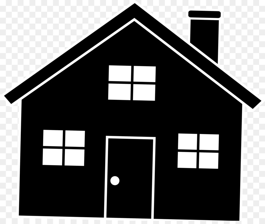 Clipart Rumah Hitam Putih - KibrisPDR