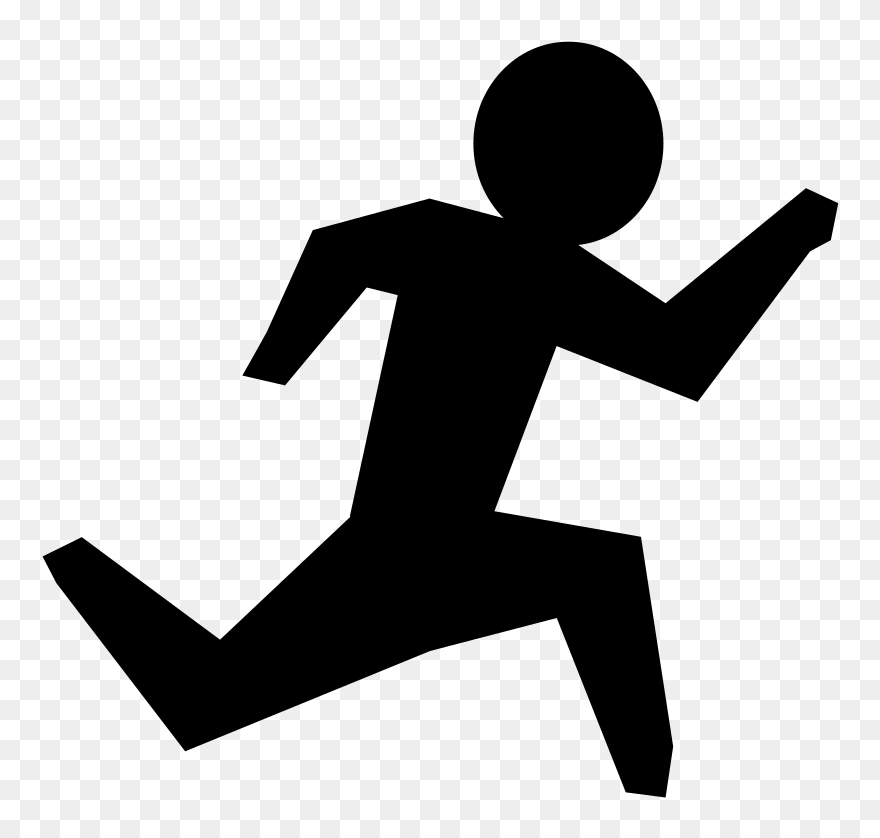 Clipart Running Man - KibrisPDR