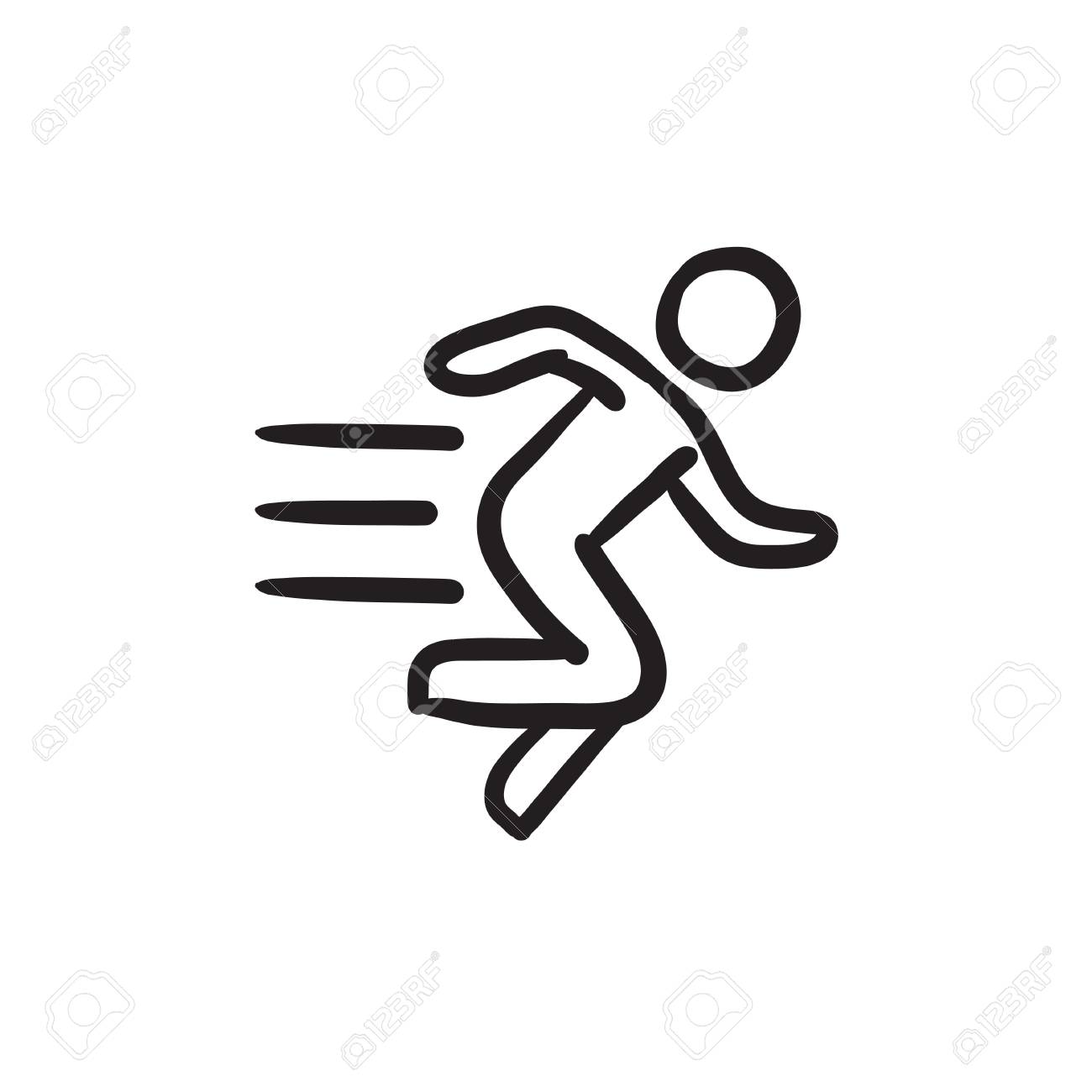 Detail Clipart Running Man Nomer 46