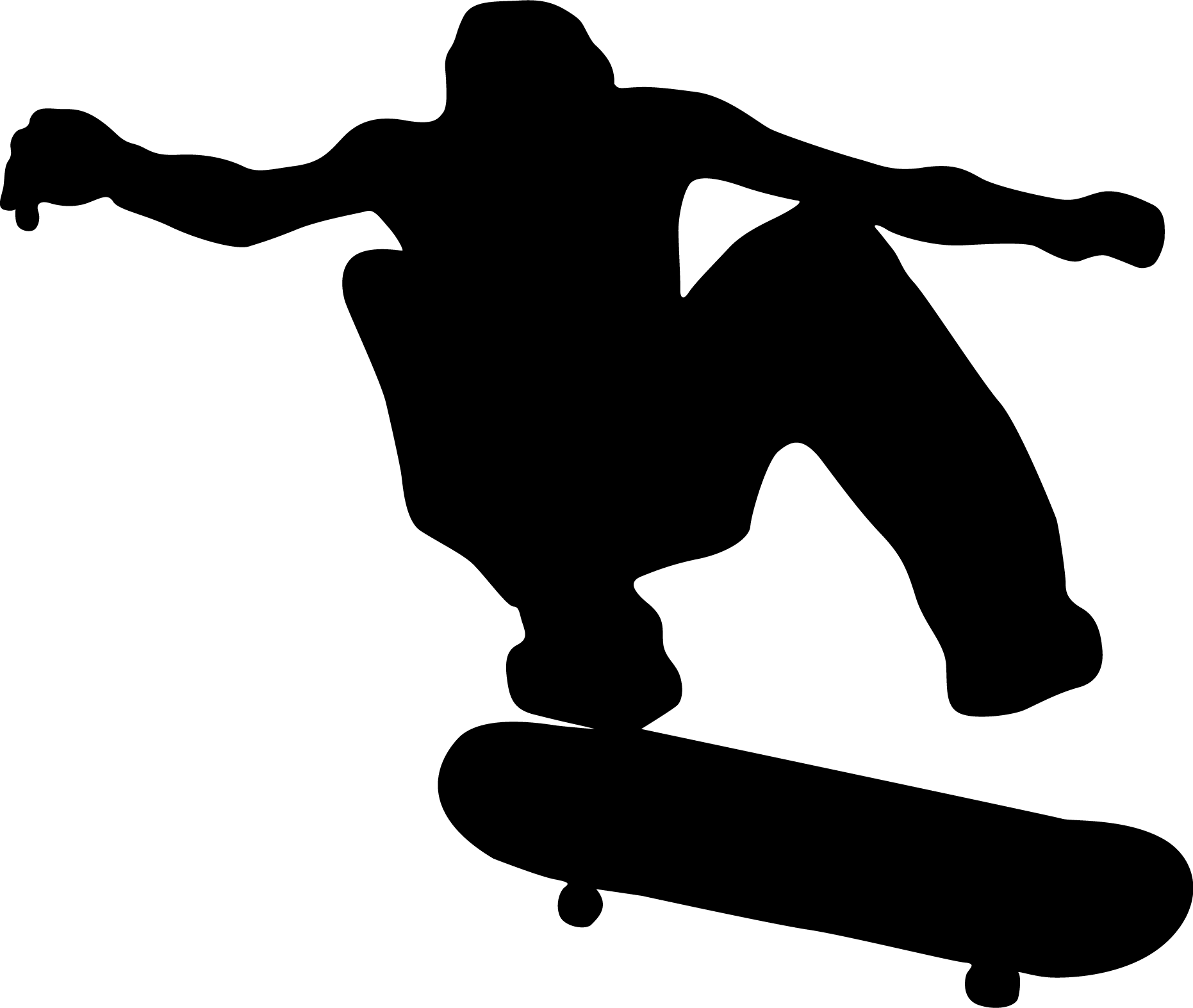 Detail Clipart Skateboard Nomer 23