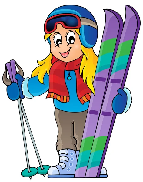 Detail Clipart Skiing Nomer 15