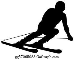 Detail Clipart Skiing Nomer 23