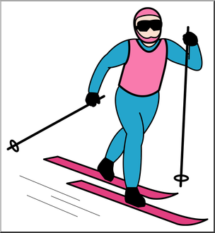 Detail Clipart Skiing Nomer 33