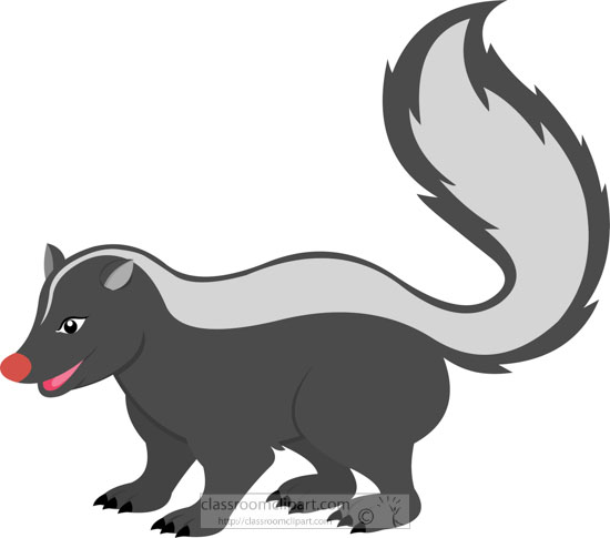 Detail Clipart Skunk Nomer 25