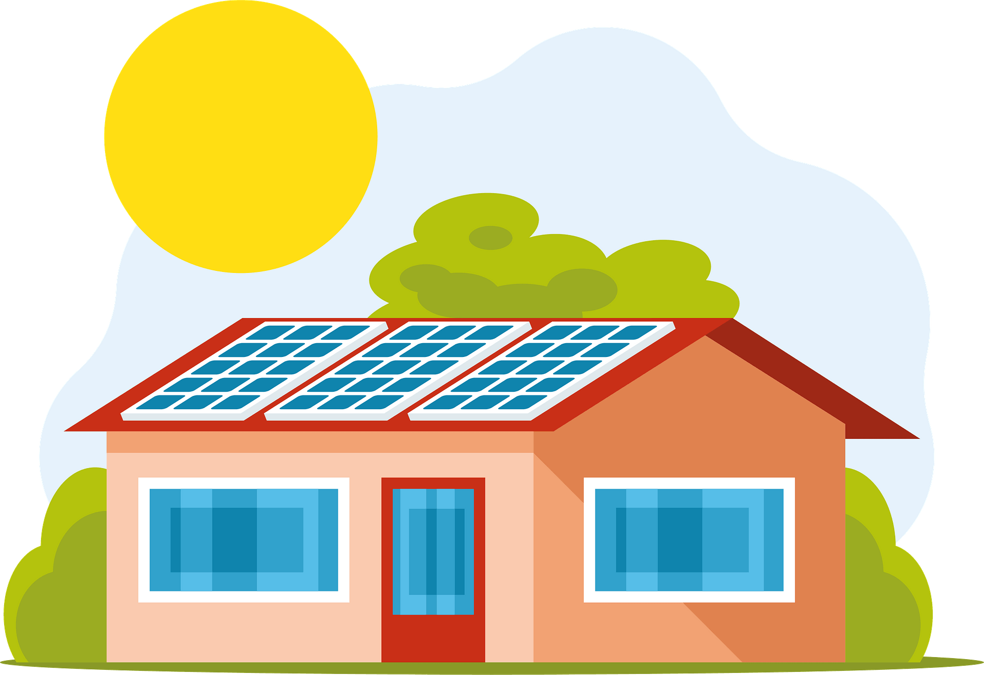 Detail Clipart Solar Panels Nomer 44