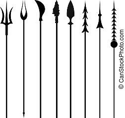 Detail Clipart Spears Nomer 32